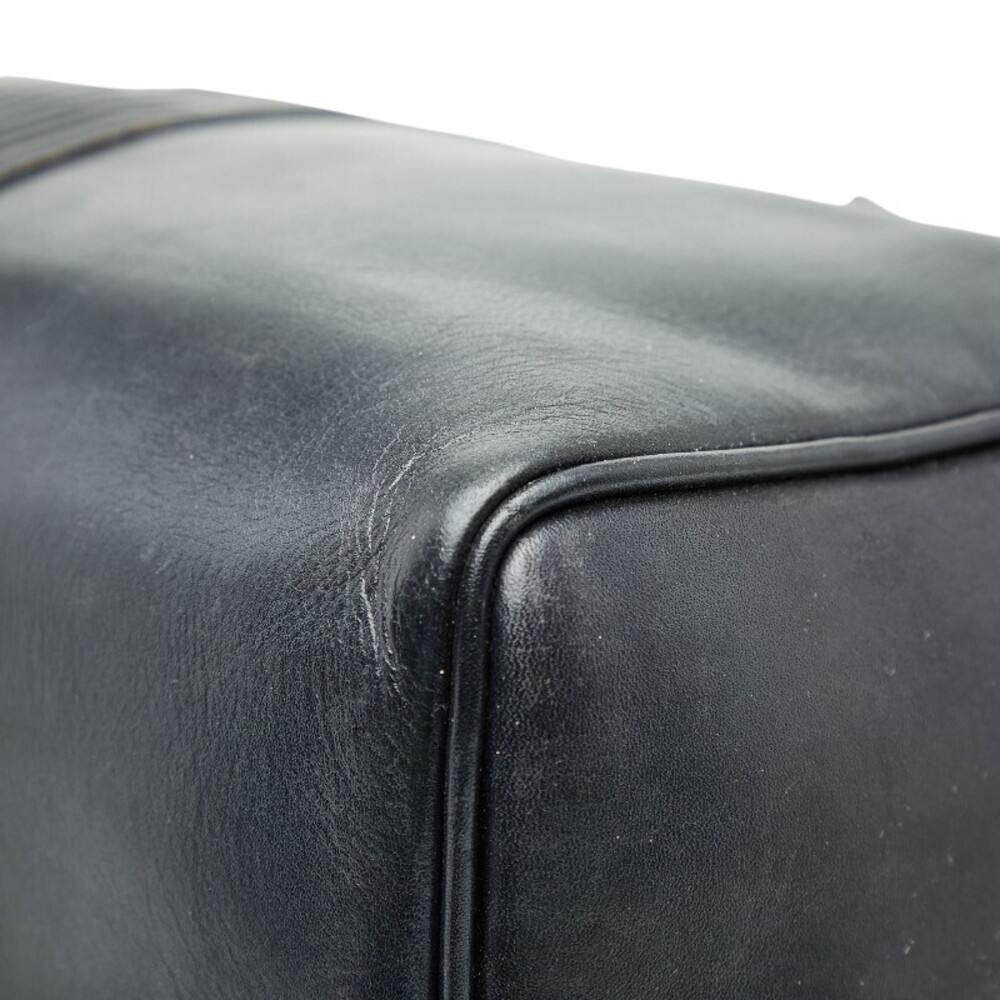 Saint Laurent YSL handbag Boston bag Navy Blue leather - Picture 4 of 8